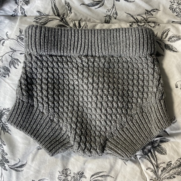 MEBIE BABY knitted gray matching set for toddlers - Picture 4 of 5